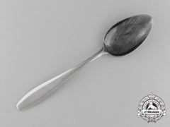 An Exceptionally High Quality Waffen-Ss Mess Hall Spoon; Marked