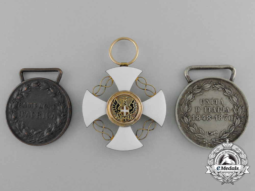 three_italian_orders,_medals,_and_awards_d_9642_1