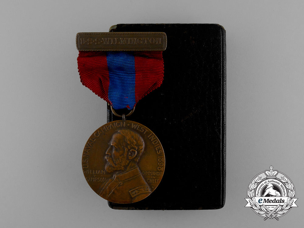 a_west_indies_naval_campaign_medal_ordinary_seaman_frank_t._clarke;_u.s.s._wilmington_d_9721_1