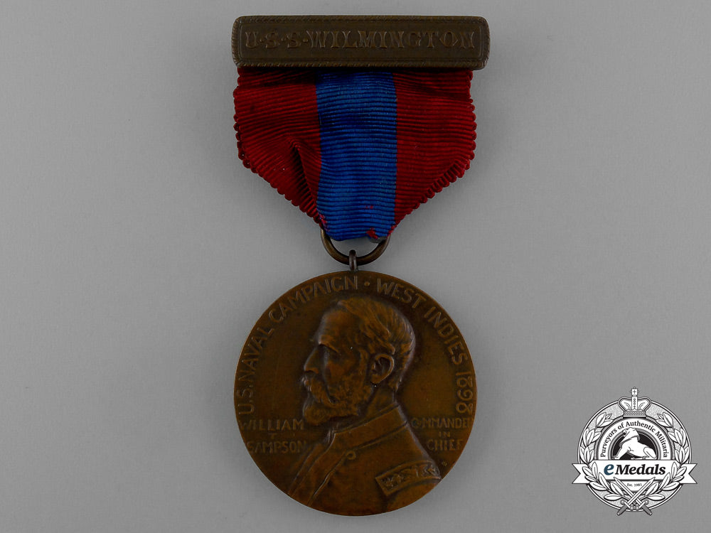 a_west_indies_naval_campaign_medal_ordinary_seaman_frank_t._clarke;_u.s.s._wilmington_d_9724_1