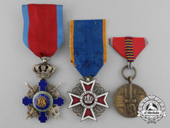 Romania, Kingdom. Three Orders, Decorations, And Awards