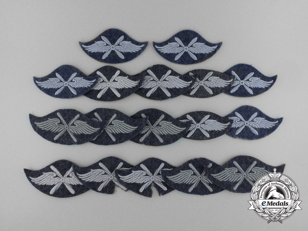 a_lot_of_seventeen_luftwaffe_flight_personnel_trade_patches_d_9764