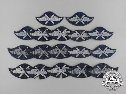 a_lot_of_seventeen_luftwaffe_flight_personnel_trade_patches_d_9765