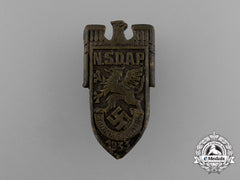 A 1933 Nsdap Pommern District Council Day Badge