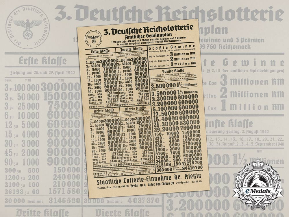 a1940_german_reich_lottery_prize_table_d_9782