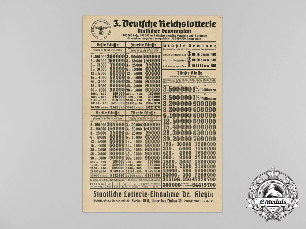 a1940_german_reich_lottery_prize_table_d_9783