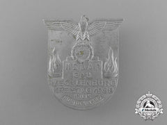 A 1938 Nsdap Mecklenburg Regional District Council Day Badge By Christian Lauer