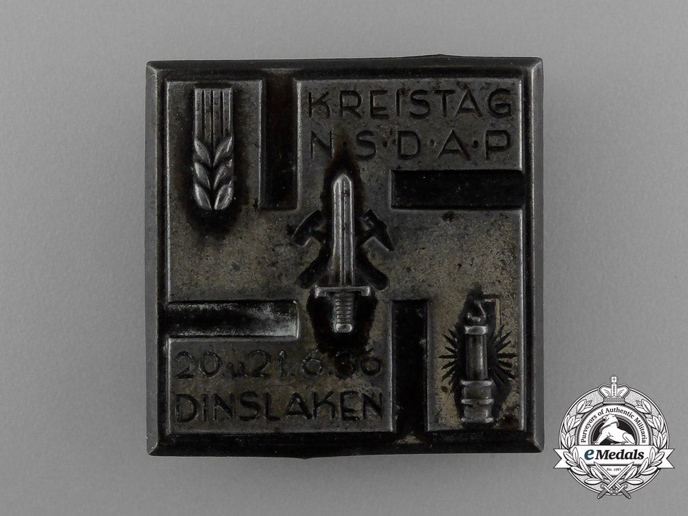 a1936_nsdap_dinslaken_district_council_day_badge_d_9805_1