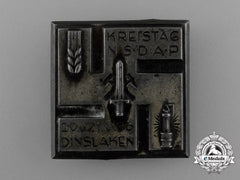 A 1936 Nsdap Dinslaken District Council Day Badge