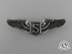 An American Service Pilot Qualification Badge