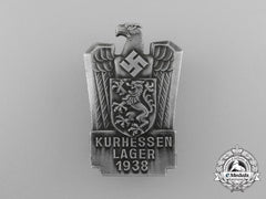A Fine Quality 1938 Kurhessen Camp Day Badge By Walgo