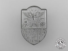 A 1934 Munich Oath Of Allegiance Of Reichsbahn Employees Badge