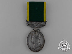 An Efficiency Medal With Canada Scroll To The 3Rd Canadian Armoured Reconnaissance Regiment