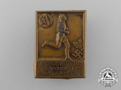 A 1934 Sa Sturmbann Ii/29 Sports Championships Badge