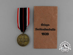 A War Merit Medal In Its Original Paper Packet Of Issue By Robert Hauschild