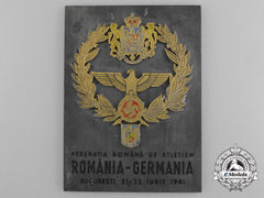 A Rare 1941 Romanian-German Athletic Award