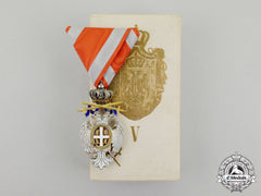Serbia. An Order Of White Eagle 5Th Class Type Ii (1903-1941) With Case