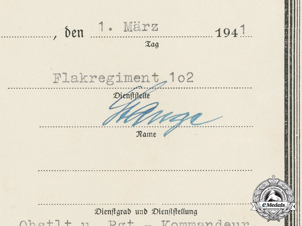 two_promotion_certificates_to_flak_oberwachtmeister_franz_baumann_dd_1386