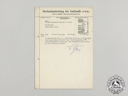 a1937_letter_from_the_luftwaffe_sales_department_concerning_a_civilian_pilot’s_badge_dd_1705_1