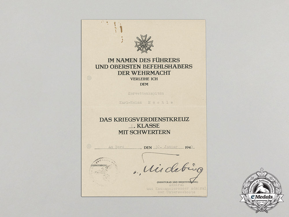 the_award_documents_to_u-_boat_ace&_kc_recipient,_commander_karl-_heinz_moehle_dd_1829