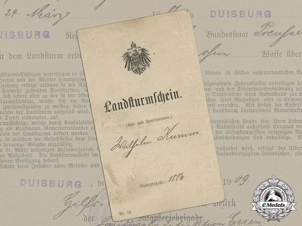 a1918_prussian_imperial_landsturm_document&_discharge_paper_dd_1897