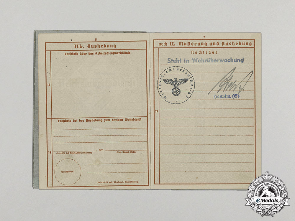 a_wehrpaß_to_technician_gefreiter_erwin_schneidler_dd_1933
