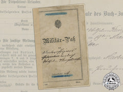 An Early Prussian 2Nd Garde Ulanen (Guards Uhlan) Regiment Passport