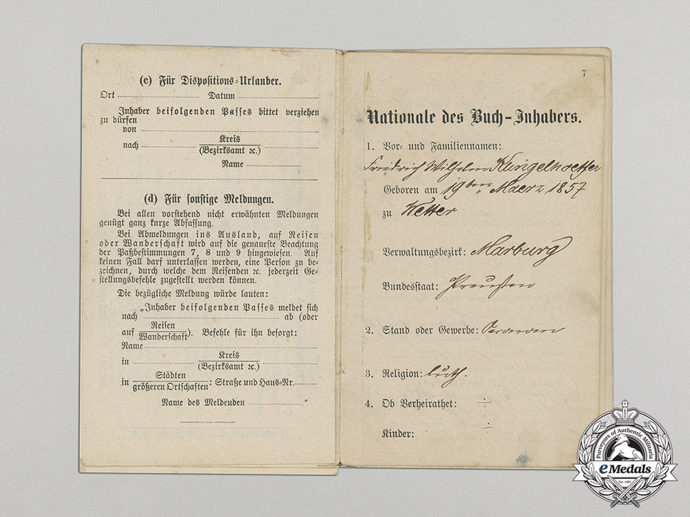 an_early_prussian2_nd_garde_ulanen(_guards_uhlan)_regiment_passport_dd_1947