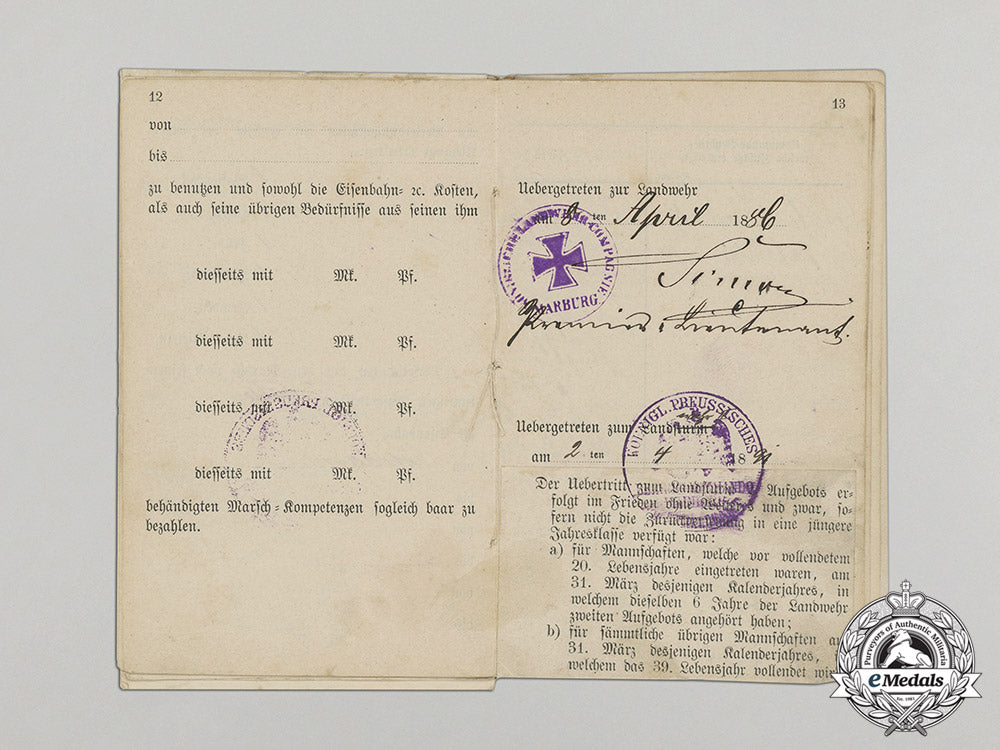 an_early_prussian2_nd_garde_ulanen(_guards_uhlan)_regiment_passport_dd_1949