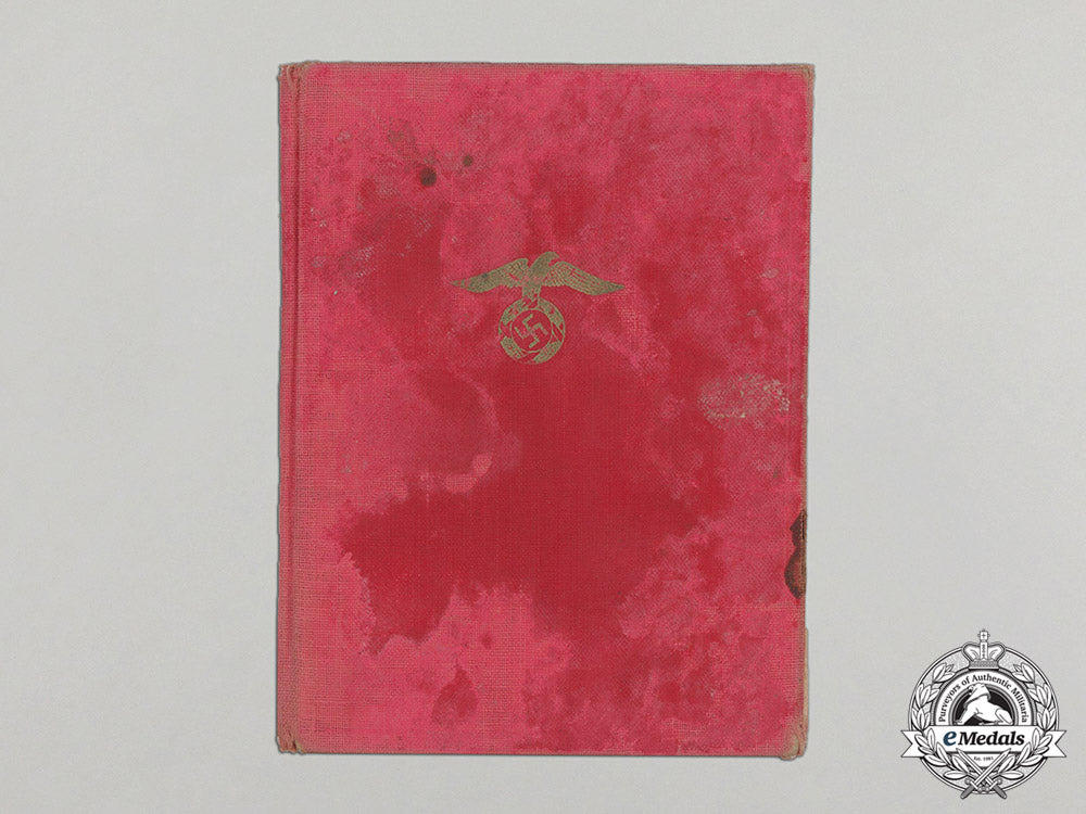 a1934_nsdap_membership_id_booklet_to_karl_müllenbach_dd_1964