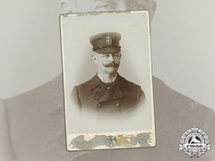 An 1895 Studio Portrait Of A German Imperial Navy Soldier