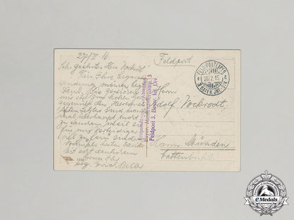 four_first_war_coloured_feldpost_cards_dd_2192