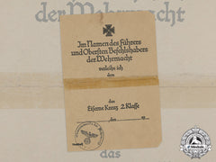 Germany, Heer. An Late War Unissued Oberkommando Ek 2Nd Class Award Document