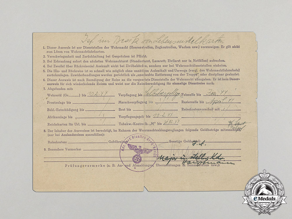 an_early_document_group_to_panzer_grenadier_nco_herbert_frohberg_dd_2497