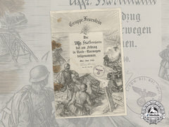 A Rare 1940 Operation Büffel (Narvik) Award Document