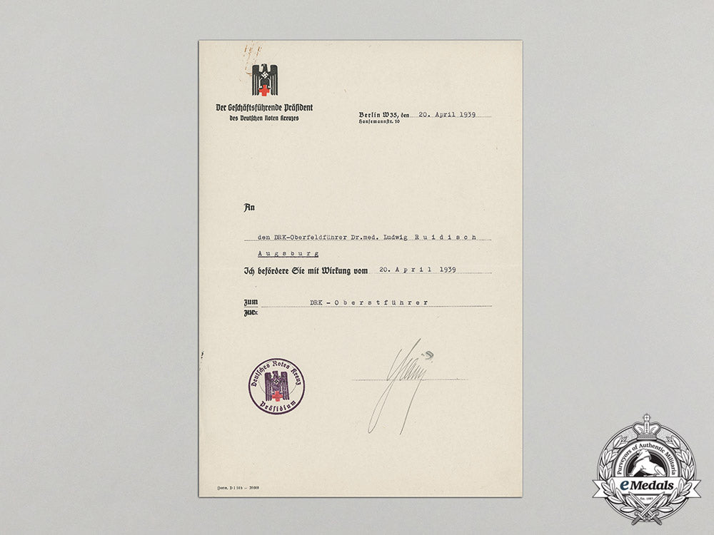 a_large_document_group_with_important_signatures_to_german_red_cross_officer_generaloberarzt_ludwig_ruidisch_dd_2918_1_1_1
