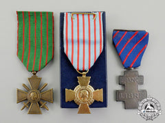 A Lot Of Three French Medals