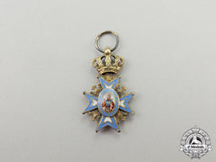 Serbia. A Miniature Order Of St. Sava, Type I