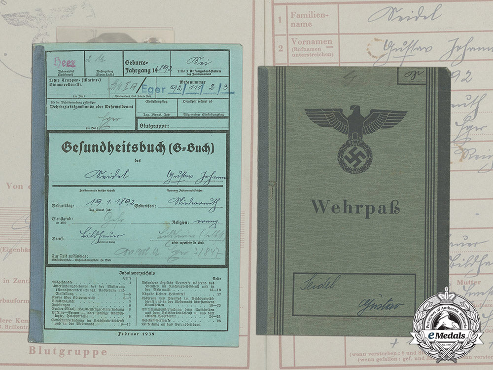 a_wehrpaß&_health_book_to_pow_guard_gustav_seidel_dd_3488