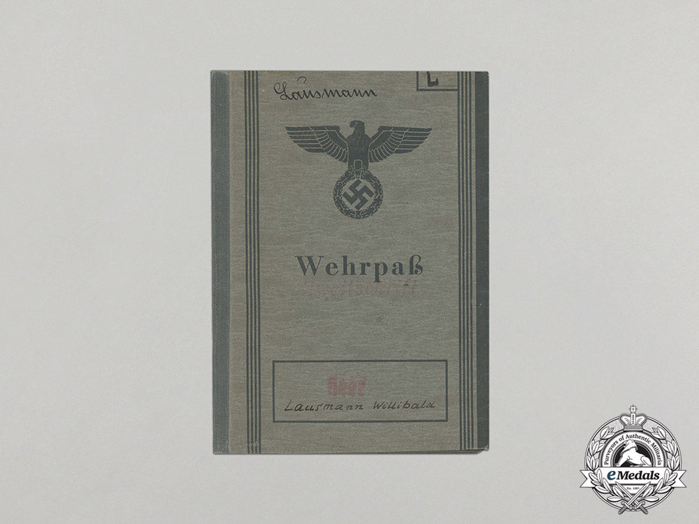 a_wehrpaß_to_obergefreiter_lausmann;_france,_romania,_bulgaria,_russia_wia_dd_3574_1
