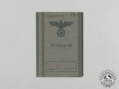 a_wehrpaß_to_obergefreiter_lausmann;_france,_romania,_bulgaria,_russia_wia_dd_3574_1