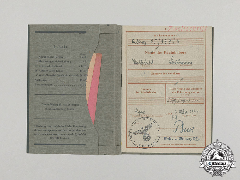 a_wehrpaß_to_obergefreiter_lausmann;_france,_romania,_bulgaria,_russia_wia_dd_3575_1