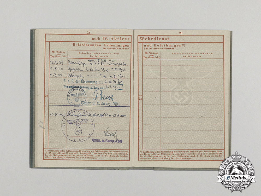 a_wehrpaß_to_obergefreiter_lausmann;_france,_romania,_bulgaria,_russia_wia_dd_3583_1