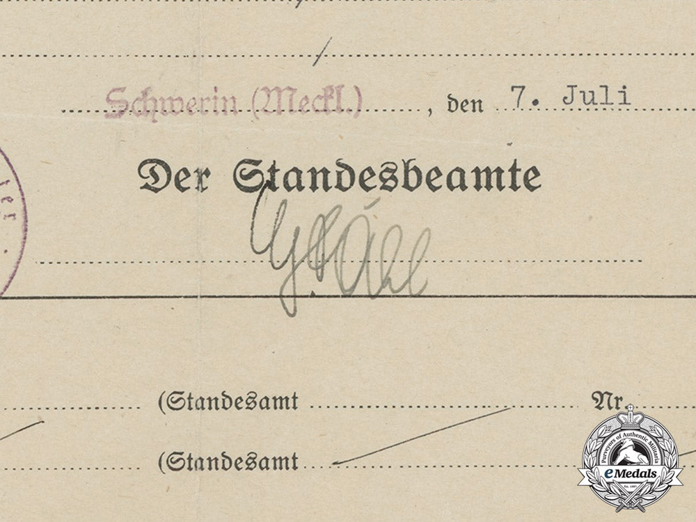 germany._a_wartime_marriage_certificate,_c.1941_dd_3612