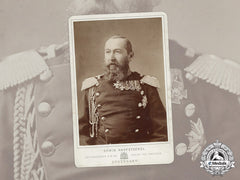 Wurttemberg. A Studio Portrait Of A Wurttemberg Veteran Of The Franco-Prussian War Of 1870-1871