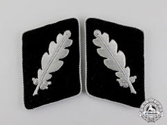 A Mint Ss Pair Of Collar Tabs For An Ss-Standartenführer