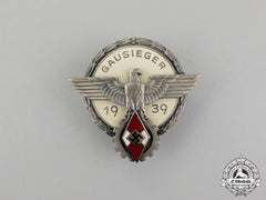 A 1939 Victors Badge In The National Trade Competition -"Gausieger