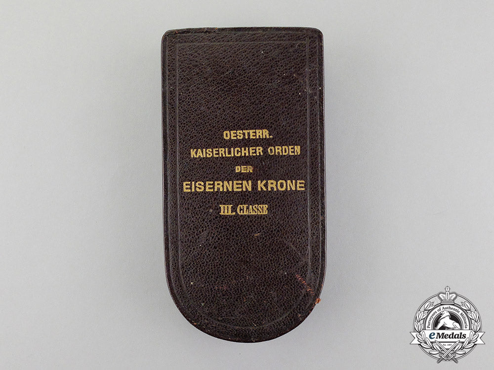 an_austrian_order_of_the_iron_crown_in_gold_by_rothe;_third_class_with_case_dd_4331
