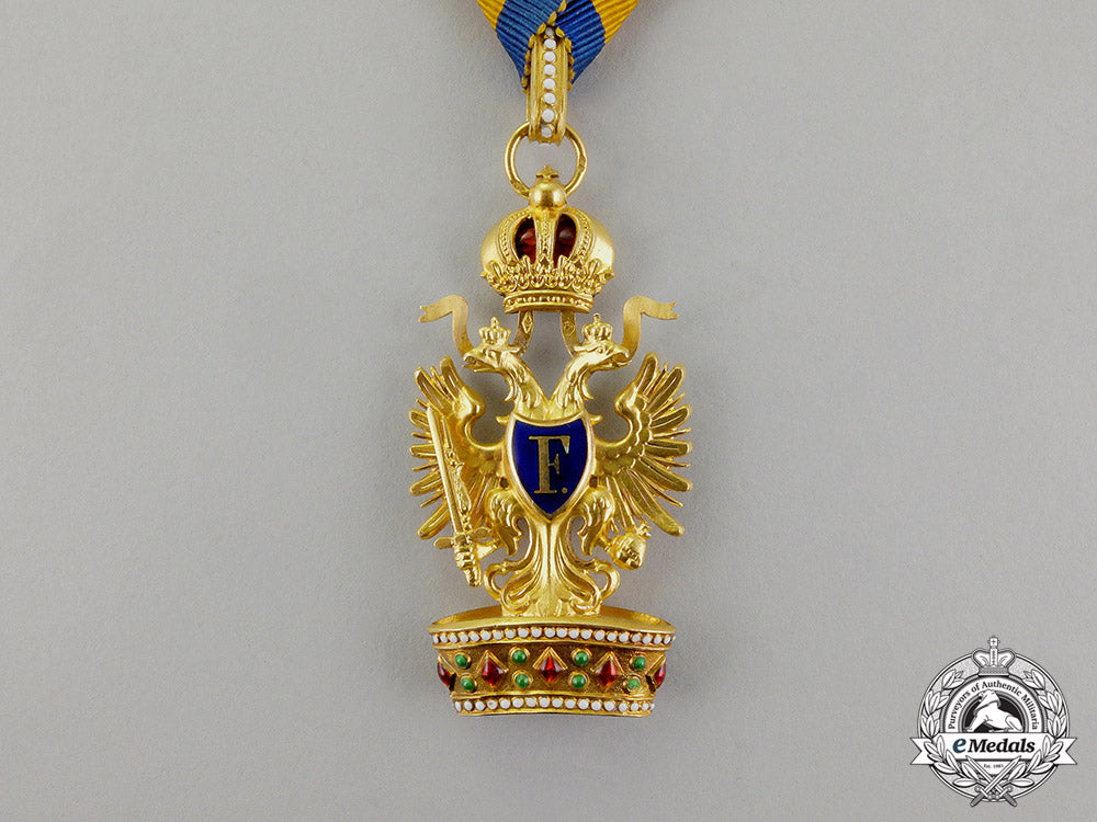 an_austrian_order_of_the_iron_crown_in_gold_by_rothe;_third_class_with_case_dd_4337