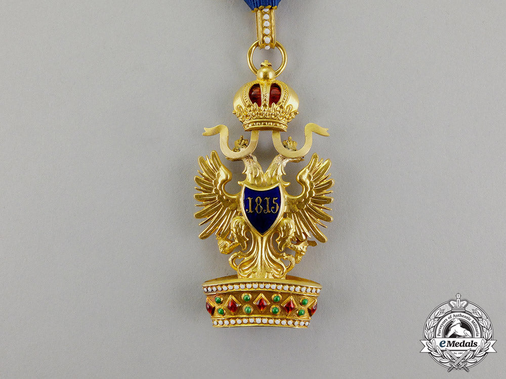 An Austrian Order Of The Iron Crown In Gold By Rothe; Third Class With ...